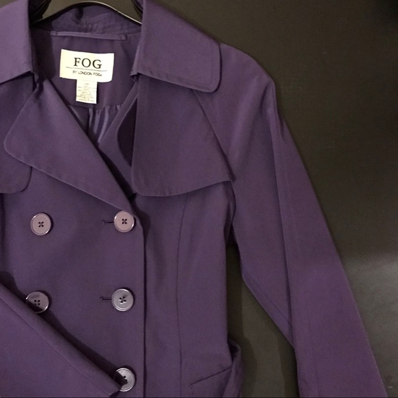 London Fog Jackets & Blazers - London Fog Purple Trench Coat☔️